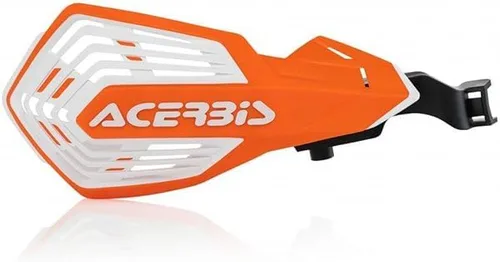 Miniatura 6 de Guardamanos Acerbis K-Future Compatibles con GasGas, Husqvarna, KTM, SHERCO – Blanco/ 16 Naranja