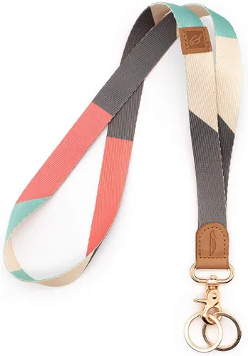 POCKT Llavero con cordón para el cuello para hombres y mujeres, carteras geniales y soportes para tarjetas de identificación | Cruz