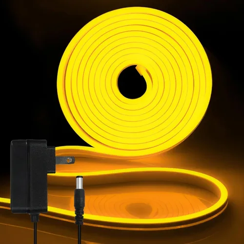 Miniatura 17 de iNextStation RGB Smart IC - Tira de luces LED de neón de 5 V, USB, 16.4 pies 5M, tira de luces de neón flexible, multicolor, IP67, impermeable