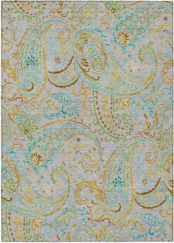 Miniatura 11 de Addison Rugs Chantille ACN533 - Alfombra negra de 8 x 10 pies, resistente a las manchas, lavable a máquina, no se desprende, para dormitorio, sala