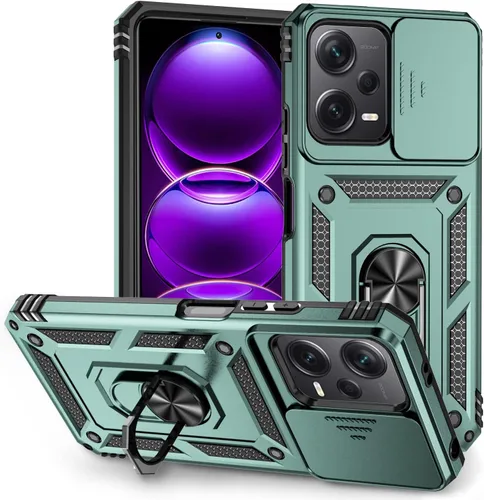 Miniatura 110 de Funda para Xiaomi Redmi Note 12 Pro 5G, con cubierta deslizante para lente de cámara, funda para Xiaomi Poco X5 Pro 5G, funda anticaída de absorción