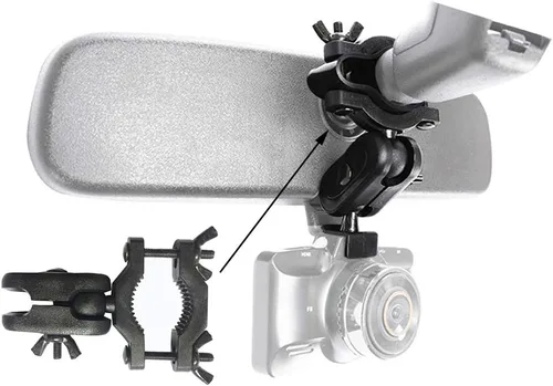 Miniatura 9 de Kakalote Soporte universal para coche - Soporte y soporte para cámaras de salpicadero, se adapta a la mayoría de los modelos (negro)
