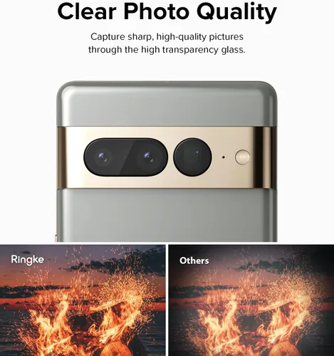 Miniatura 6 de Ringke Protector de lente de cámara (3 unidades, protección multicapa) compatible con Google Pixel 7 Pro, cubierta de vidrio templado para cámara