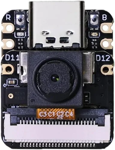 Miniatura 4 de Seeed Studio XIAO ESP32 S3 Sense - Wi-Fi de 2.4 GHz, BLE 5.0, sensor de cámara OV2640, micrófono digital, PSRAM de 8 MB, flash de 8 MB, carga
