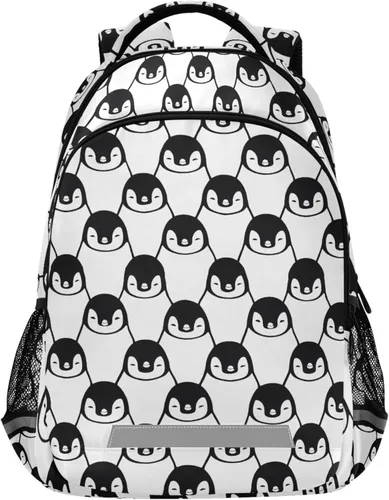 Miniatura 27 de MNSRUU Mochila escolar con correa para el pecho, mochila para laptop Galaxy Planets, mochila de senderismo de viaje para niños y niñas, Animal 031