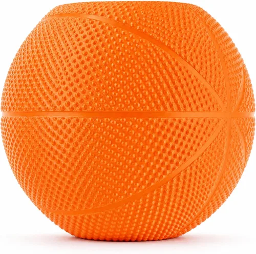 Miniatura 5 de Maceta de baloncesto con estampado 3D naranja, maceta para plantas de interior, de plástico, maceta única para interiores con orificio de drenaje