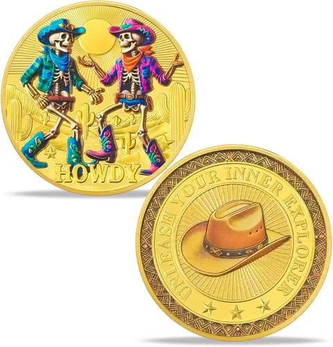 Miniatura 9 de Moneda Memento Mori Reloj de arena Cráneo Tiempo Mortalidad Moneda estoica Amor Fati Moneda Memento Vivere Carpe Cráneo Coleccionable Recuerdo