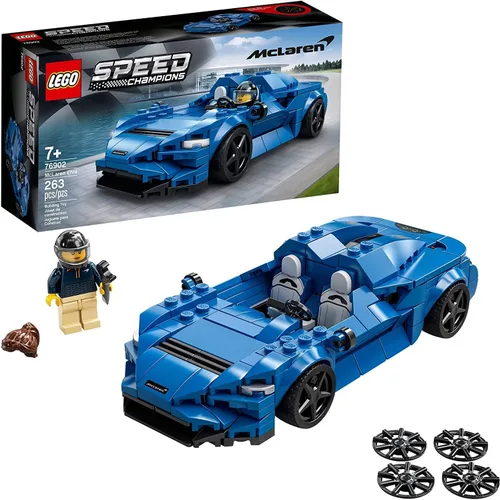 LEGO Speed Champions McLaren Elva 76902 Kit de construcción; auto de juguete superior; juguete genial para niños; nuevo 2021 (263 piezas)
