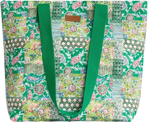Miniatura 37 de Maison d' Hermine - Bolsa de lona de algodón reutilizable para mujeres, con asa para el hombro, bolsas a granel para compras y viajes