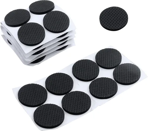 Miniatura 12 de Antrader Paquete de 12 alfombrillas deslizantes rectangulares para muebles, protector de suelo, posavasos mágicos antiabrasión, para mover muebles