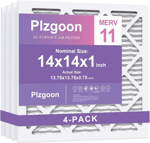 Miniatura 13 de Filtros de Aire 10x10x1 MERV 8 MPR 600 Paquete de 4 Filtros Plisados para Hogar HVAC AC Calefacción Filtros de Aire Acondicionado para Casa Oficina