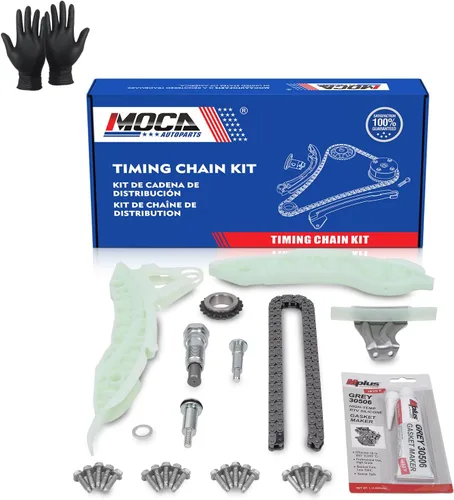 Miniatura 10 de Kit de cadena de distribución con 2 piñones de sincronización de válvula variable de motor de admisión y escape, compatible con 2013 para Mini