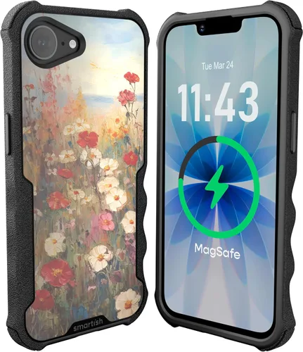 Miniatura 43 de Smartish Funda para iPhone 12 Pro Max Armor - Gripzilla [resistente + protectora] Funda de agarre delgada y resistente - Black Tie Affair