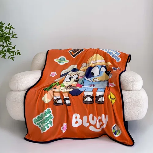 Miniatura 2 de Northwest Manta Bluey con tacto de seda, 46 x 60 pulgadas, Road Trip