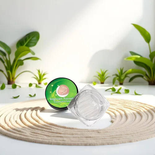 Miniatura 3 de Kit de 10 tiras correctoras de uñas encarnadas blancas, herramienta de pedicura gruesa, tira alisadora de uñas para hombres y mujeres, herramienta
