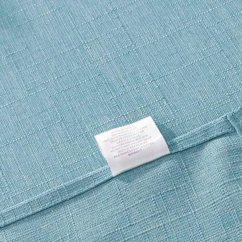 Miniatura 3 de Violet Linen Patrón europeo de lino sintético sólido, poliéster, repelente al agua, a prueba de derrames, sin arrugas, tela suave antiencogimiento
