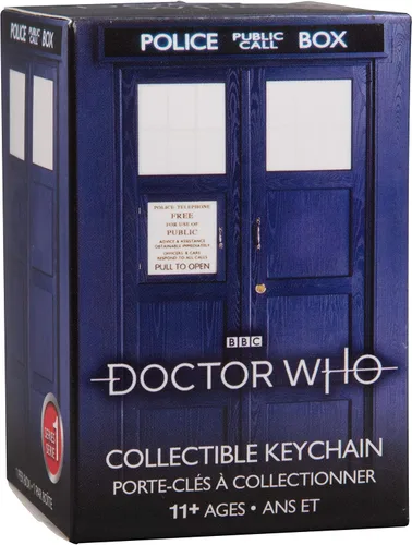 Miniatura 7 de DOCTOR WHO Caja ciega misteriosa, paquete de 3 – Recibe 3 llaveros misteriosos – Colecciona los 9 – Serie 1, Azul, Talla única