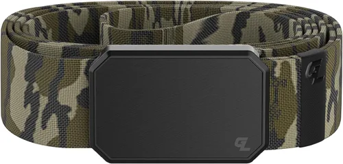 Miniatura 19 de Groove Life - Cinturón de nailon elástico para hombre con hebilla magnética de aluminio