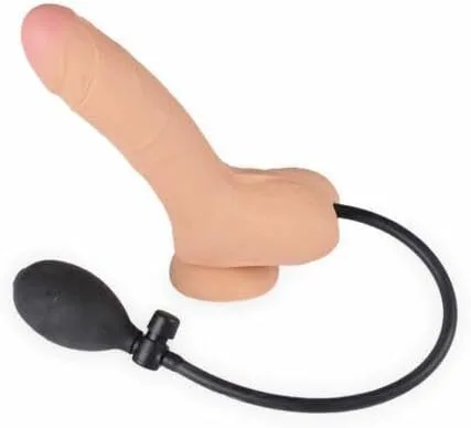 Honeypleasures - Consolador inflable realista de 7 pulgadas, bomba de ventosa veteada, expansor de pene y polla, esparcidor de culo