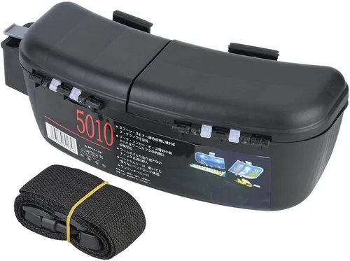 Caja de aparejos de pesca, bolsa de cintura multifuncional para señuelos cebos, gancho portátil, organizador de accesorios de pesca