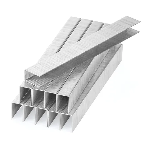 meite Grapas de alambre fino de calibre 22 de 13/32 pulgadas (0.398 in) para pistola de grapas, grapas galvanizadas de 1/2 pulgada de longitud para