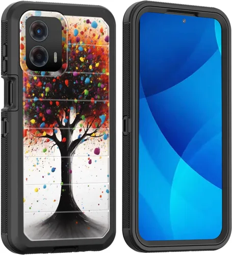 Miniatura 15 de Funda para Moto G Play 4G 2024, cuerpo completo, protección contra caídas, resistente, 3 capas, militar, resistente, duradera, para Motorola Moto G
