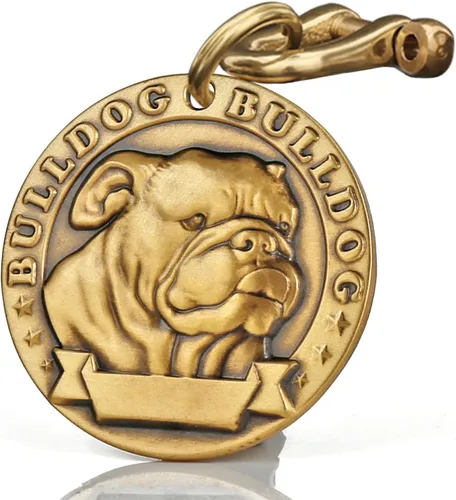 Miniatura 41 de Etiqueta de perro retro de cobre puro tridimensional con estampado de mascotas en relieve, etiquetas personalizadas para mascotas, etiquetas