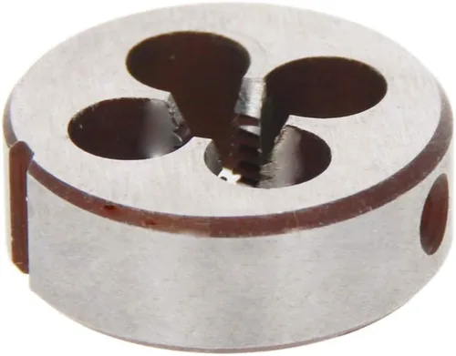 Miniatura 14 de Utoolmart Troquel de rosca de máquina de troquelado redondo métrico, troquel de roscado manual de rosca de máquina, M6 x 1 troquel de roscado