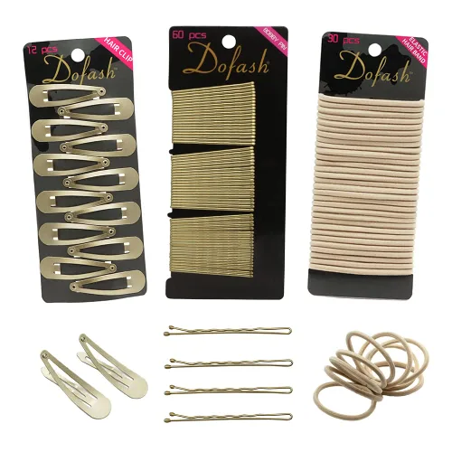 Miniatura 12 de Dofash Pinzas para el cabello a presión de metal, 2.0 in, accesorios básicos para el cabello, pinzas para el cabello de estrella, 12 piezas