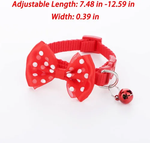 Miniatura 4 de 3 collares ajustables de conejo con campana, lindo collar de conejillo de indias, lindo collar para ejercicio de animales pequeños y accesorios