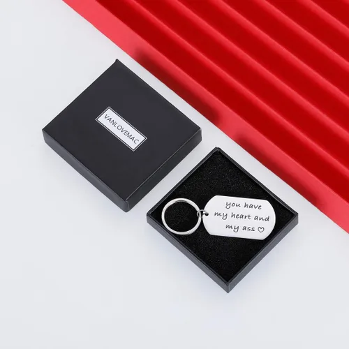 Miniatura 7 de Llavero de regalo para el día de San Valentín para esposo, novio, aniversario, regalo de cumpleaños, para parejas, llaveros, mujeres, hombres