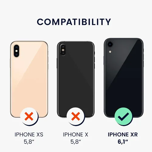 Miniatura 2 de kwmobile Funda compatible con Apple iPhone XR - Funda de silicona TPU con acabado suave - Mango
