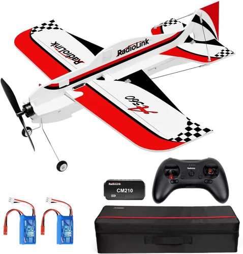 Miniatura 10 de Radiolink A560 Plug & Play (PNP) Avión 3D Radio Control 580mm de Envergadura con 6 Modos de Vuelo, Controlador de Vuelo Byme-A de 4 Canales