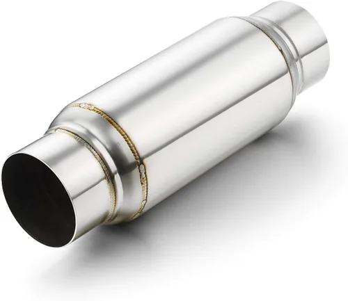 Miniatura 12 de A-KARCK Resonador de Escape de Entrada de 2.0", Resonador de Silenciador Entrada de 2.0" Salida de 2.0" Longitud Total de 14" Acero Inoxidable