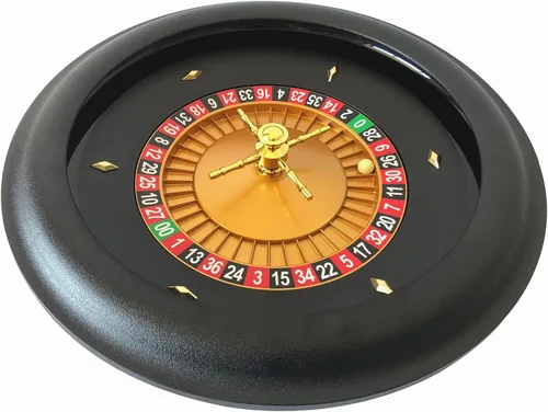 Miniatura 2 de Yuanhe Juego de ruleta de lujo – Juego de ruleta de grado casino de 18 pulgadas con 2 bolas, acción de giro muy suave, ideal para la noche