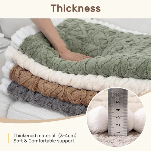 Miniatura 5 de Funda de sofá para perros, fundas de sofá lavables antideslizantes para sofá de 2 cojines, protector de sofá mullido y tapete de cama para mascotas