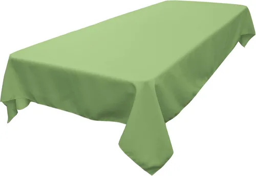 Miniatura 146 de LA Linen Mantel rectangular lavable de popelín de poliéster, resistente a las manchas y a las arrugas, cubierta de mesa 60x84, mantel de tela