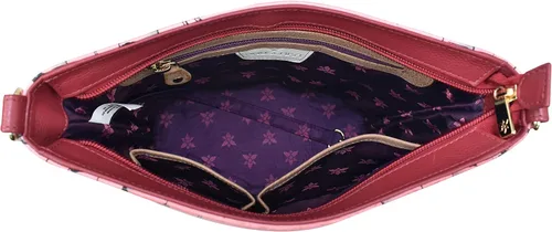 Miniatura 6 de Anuschka Hobo alto de cuero genuino pintado a mano para mujer
