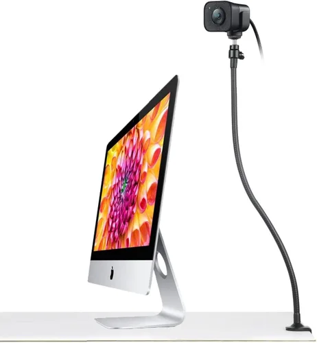Miniatura 2 de Soporte de montaje de abrazadera de brazo de mandíbula flexible de 25 pulgadas compatible con Logitech Webcam C920s C925e C922 C930 C615 Brio