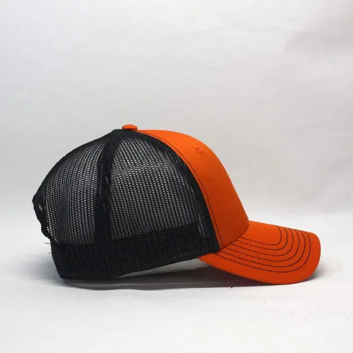 Miniatura 14 de Gorra de béisbol de camionero de malla de algodón de dos tonos de malla de algodón de dos tonos