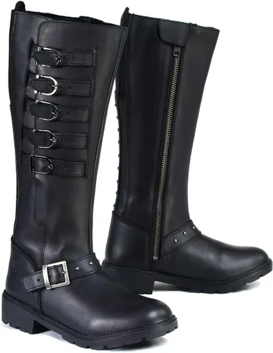 Miniatura 17 de Milwaukee Leather Botas de Motociclista de Cuero para Mujer de Rodilla a Altura de la Pierna Colección Premium MBL