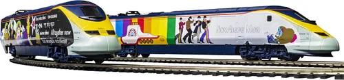 Miniatura 6 de Hornby R1253T - Juego de tren eléctrico R1253T The Beatles Yellow Submarine - Juego de iniciación de tren de calibre OO, trenes vintage