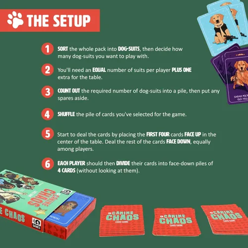 Miniatura 6 de Ginger Fox Canine Chaos Card Swapping Game - Reclama tu camino a la victoria coleccionando personajes de celebridades caninas locas