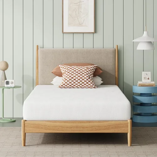 Miniatura 15 de Novilla Colchón tamaño Queen de 5 pulgadas, colchón de espuma viscoelástica de gel para dormir fresco por la noche y aliviar la presión, colchones