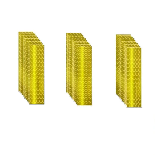 Miniatura 39 de Cinta reflectante blanca de 4 pulgadas, adhesivo de seguridad de advertencia impermeable para exteriores (10 pies)