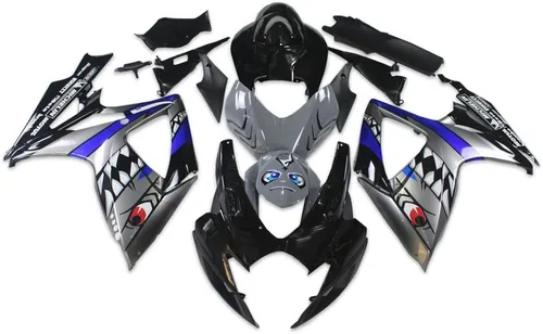 Miniatura 19 de Carrocería de plástico negro mate carenado apto para Suzuki 2006 2007 GSXR 600 750 inyección ABS nuevo marco 06 07 GSXR-600 750