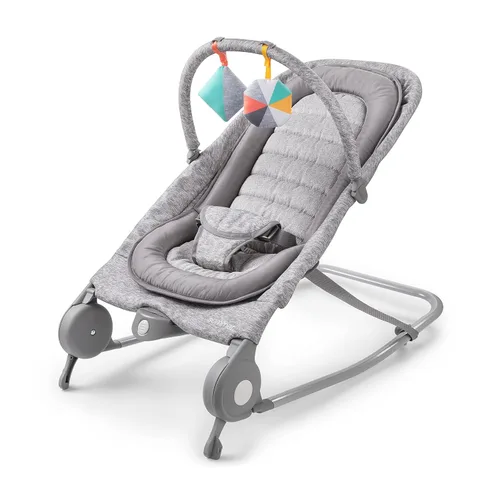 Miniatura 12 de Summer Infant 2-en-1 Mecedora y Silla Balancín Duo (Gris y Azul Agua) Mecedora y Balancín Conveniente y Portátil para Bebés Incluye Juguetes Suaves