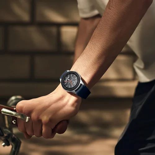 Miniatura 6 de Easuny Compatible con Samsung Galaxy Watch 3 de 1.772 pulgadas/Galaxy Watch de 1.872 pulgadas/Gear S3 Frontier, correa de silicona de liberación