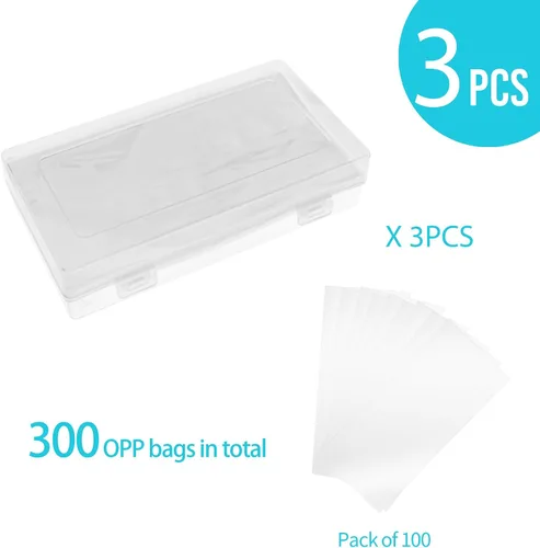 Miniatura 7 de 300 fundas de papel transparente para billetes, fundas individuales para coleccionistas, fundas protectoras de papel para billetes con estuche