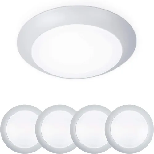 Miniatura 16 de WAC Lighting FM-306-930-BN disco para montaje al ras de luz led blanca suave de 3000 K, con calificación de Energy Star, grande, de níquel bruñido